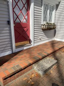 Before & After Brick Step Installation in Topsfield, MA (2)